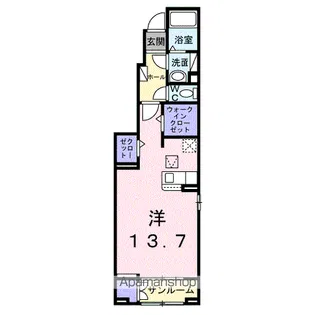 フォルネ【101号室】の間取り