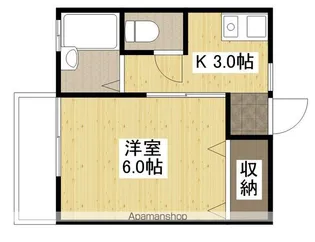 セジュールU【1階】の間取り