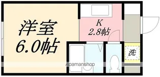 レジデンス大川【2階】の間取り