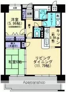 アルファステイツ幸町【5階】の間取り