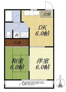 シャトー中川V【2階】の間取り