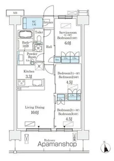スカイグランデ津田沼【5階】の間取り