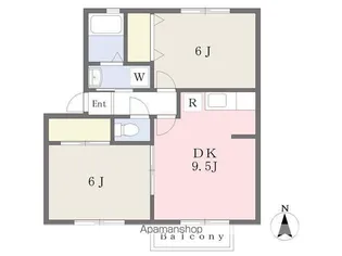 セジュールK’S−Ⅱ【2階】の間取り