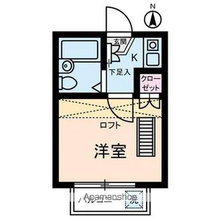 東京都杉並区阿佐谷北5丁目【アパート】の間取り