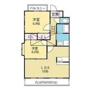 エスペーロ【2階】の間取り