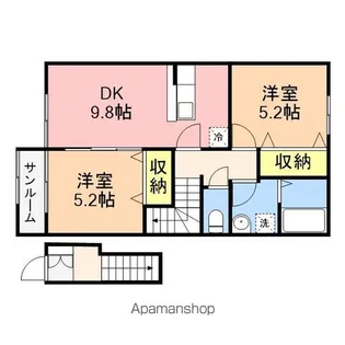 イルコリーヌ【202号室】の間取り