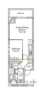 アーバンパーク浅草【6階】の間取り