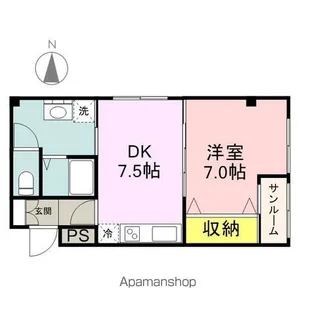 さくら通りⅡ【2階】の間取り