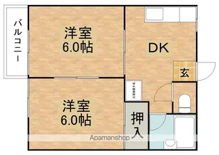 シティコーポマイアミ1【206号室】の間取り
