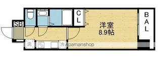 スプランディッド京橋EAST【6階】の間取り