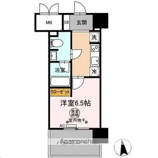エクルベージュ【7階】の間取り