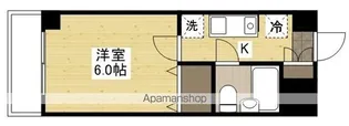アクシス比治山【404号室】の間取り