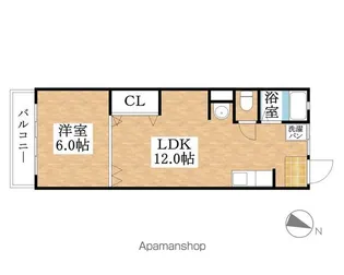 丸協ビル【403号室】の間取り
