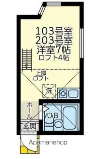 ユナイト神大寺シアヌークの杜【1階】の間取り