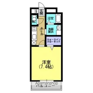 センチュリー伊敷【201号室】の間取り