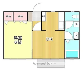 大町ハイム2号棟【104号室】の間取り
