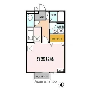 ルミエール【1階】の間取り