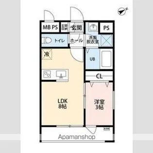 リーブルファイン淵野辺【3階】の間取り