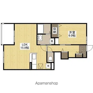 グラースA【1階】の間取り