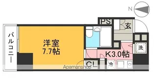 アルファガーデン本町【3階】の間取り