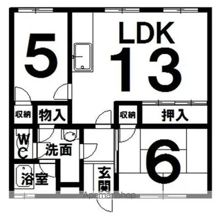 キロコハイツ【501号室】の間取り