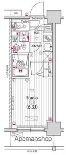 グランド・ガーラ横浜【4階】の間取り
