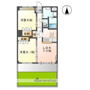 コンフォール前田Ⅲ【1階】の間取り