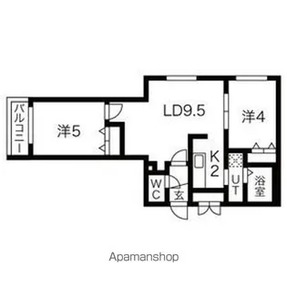 エスポワールN20【1階】の間取り