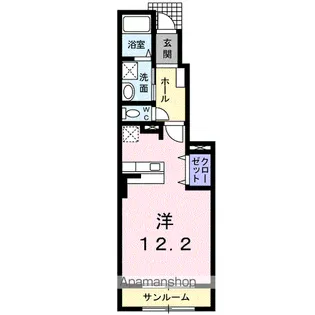 MAISON DE PASIO【1階】の間取り