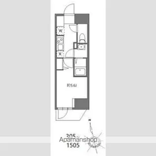 ジェイアール稲毛駅前レジデンス【12階】の間取り