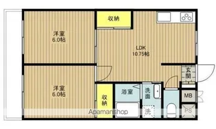 サンメゾン小岩【3階】の間取り