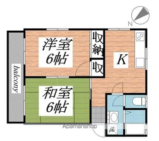 シャングリラ【1階】の間取り