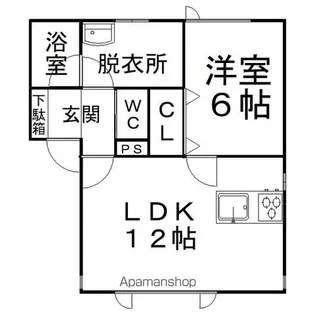 グランデル3【1階】の間取り