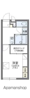 レオパレスルーキス【2階】の間取り