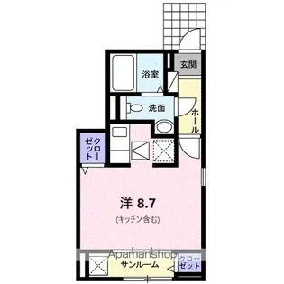 サンエルフⅣ【1階】の間取り