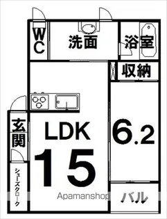 TOWNさくら 220【C1号室】の間取り