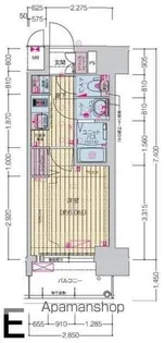 プレサンス桜山駅前アフォード【11階】の間取り
