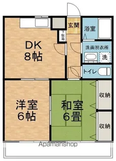 ヴェルチェ千野マンション【A302号室】の間取り