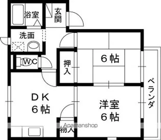 アゼリア塚口A棟【1階】の間取り