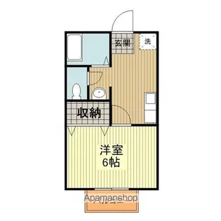クレールハウス【1階】の間取り