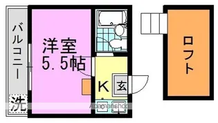 カーサフレスカ【2階】の間取り