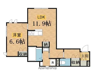 スプリングス八王子ヘーベルメゾン【103号室】の間取り