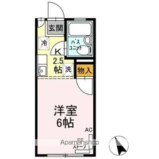 ベル・エポック【2階】の間取り