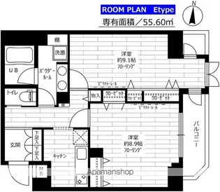 ステージファースト北千住【10階】の間取り