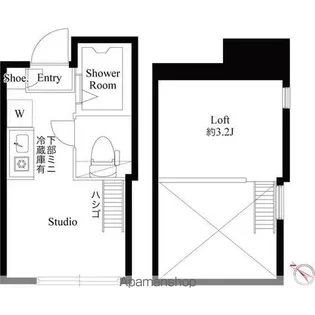 ハーモニーテラス上池袋【2階】の間取り