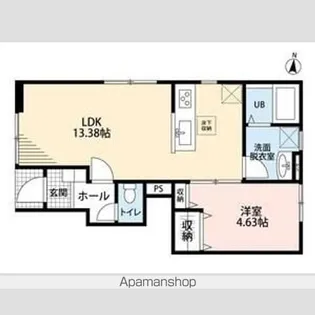 リーブルファイン三郷半田【1階】の間取り