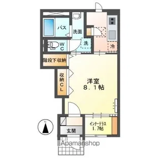 オーラリー【1階】の間取り