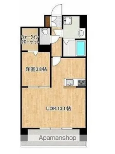 クロノス40新町Ⅲ【3階】の間取り
