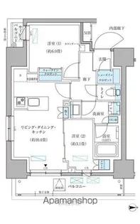 パークアクシス住吉ガーデンスクエア【10階】の間取り