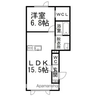 ビオス【2階】の間取り